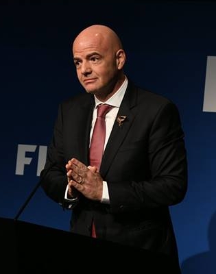 FIFA president Gianni Infantino. Foto: FIFA Facebook