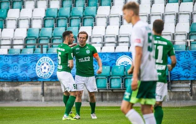 Kostja lõi Levadiale esimese ja neljanda. Foto: Brit Maria Tael