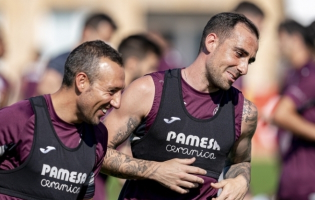 Santi Cazorla ja Bruno Soriano. M&otilde;lemad kogenud valu ja vaeva, ent m&otilde;lemad saanud tagasi tulla. Foto: Villarreal / Twitter