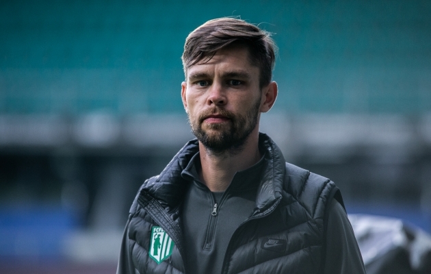 FC Flora peatreener Jürgen Henn. Foto: Brit Maria Tael