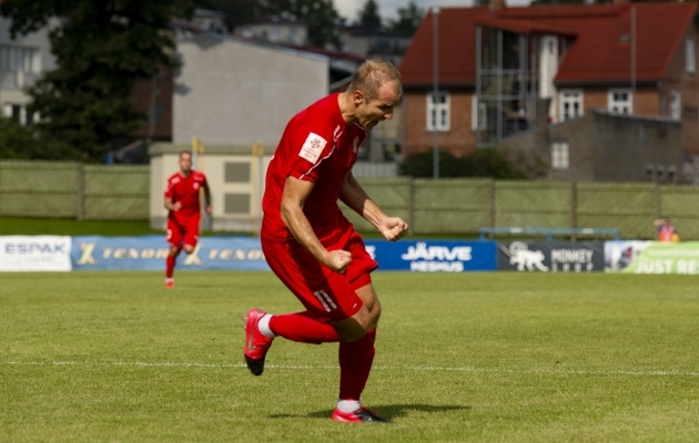 Tormihoiatus kõigile Premium liiga meeskondadele: Nikita Andrejev on tõesti tagasi. Foto. Liisi Troska / jalgpall.ee