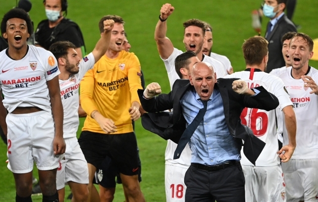 Monchi sai Sevillaga Euroopa liigas pidutseda. Foto: Monchi Twitter