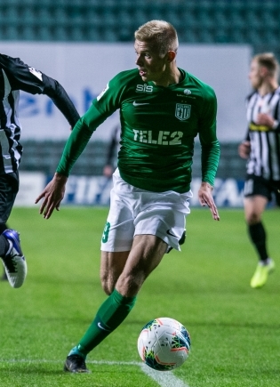 FC Flora &auml;&auml;rer&uuml;ndaja Vlasi Sinjavski. Foto: Brit Maria Tael