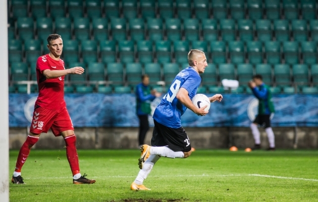 Pavel Marini jaoks oli eilne teiseks koondisev&auml;ravaks. Foto: Jana Pipar / jalgpall.ee