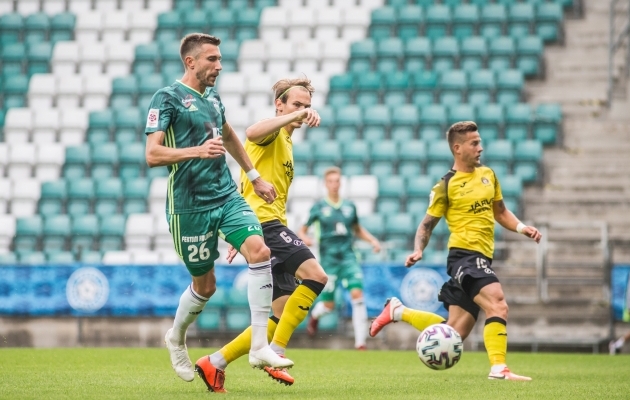 VAATA JÄRELE: Levadia sai Tulevikust esimese poolaja väravate toel jagu