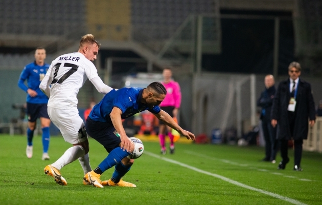 Eesti kaotas Itaaliale 0:4. Foto: Jana Pipar / jalgpall.ee
