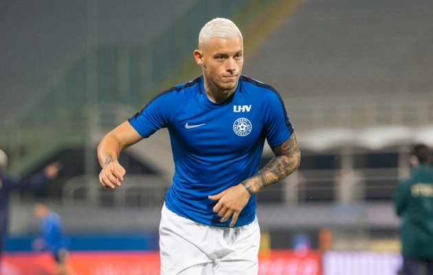 Eesti koondise ja D.C. Unitedi r&uuml;ndaja Erik Sorga. Foto: Jana Pipar / jalgpall.ee