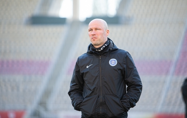 Eesti jalgpallikoondise peatreener Karel Voolaid. Foto: Jana Pipar / jalgpall.ee