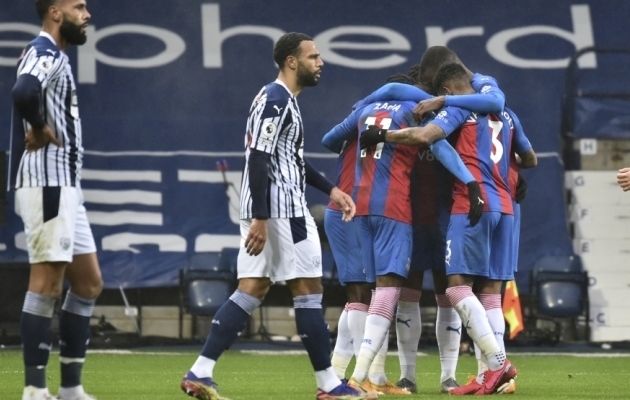 Crystal Palace v&auml;ravat t&auml;histamas. Foto: Scanpix / Rui Vieira / AP