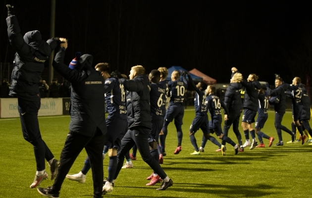 Paide Linnameeskond võttis lõbusa mängu järel üles lõbusa laulu