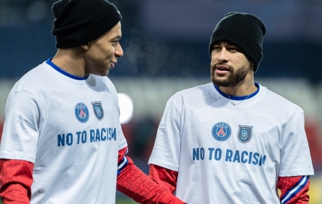 PSG staarründajad Kylian Mbappe ja Neymar. Foto: Scanpix / imago images / Xinhua
