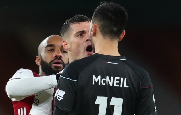 Aubameyang skooris valesse võrku, Xhaka katus sõitis jälle minema ja Arteta, kui tal veel tööd on, mõtleb isegi Özilile