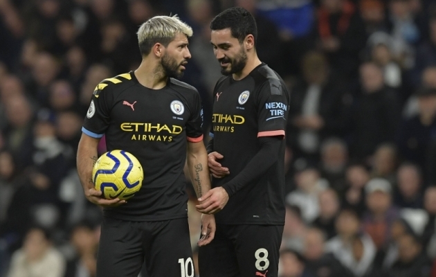 Ilkay G&uuml;ndogan (paremal) avas Newcastle'i vastu skoori. Foto: Scanpix / Vince Mignott / imago images/PRiME Media Images