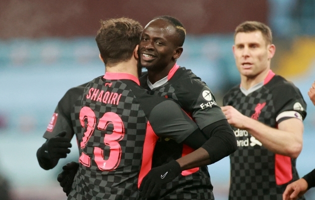 Sadio Mane lõi Aston Villa noortele kaks väravat. Foto: Scanpix / Hannah Mckay / Reuters
