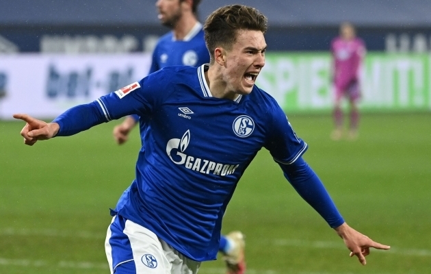 Schalke kangelane Matthew Hoppe. Foto: Scanpix / Ina Fassbender / AFP