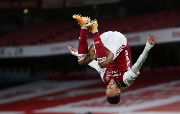 Aubameyang lõpetas väravapõua ja Arsenal purjetas esikümnesse