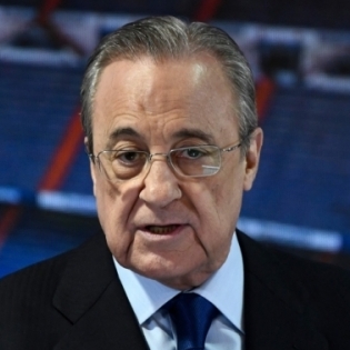 Madridi Reali presidendil Florentino Perezil on praegu halb tuju. Foto: Scanpix / AFP / Oscar del Pozo