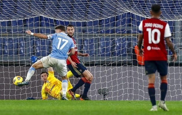 Immobile parandas Lazio tabeliseisu ja süvendas Cagliari kriisi