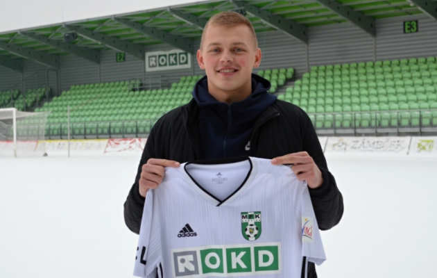 Vlasi Sinjavski eesmärk Tšehhi kõrgliigas on maksimaalselt palju mänguminuteid teenida. Foto: MFK Karvina