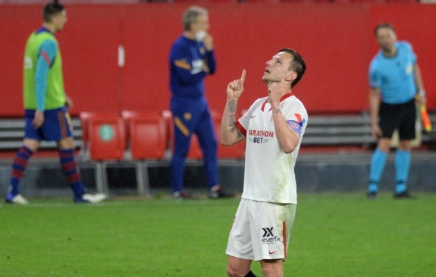Oma poiss Rakitic lõi Barcelonale värava ning Sevilla jõudis karikasarja finaali lävele