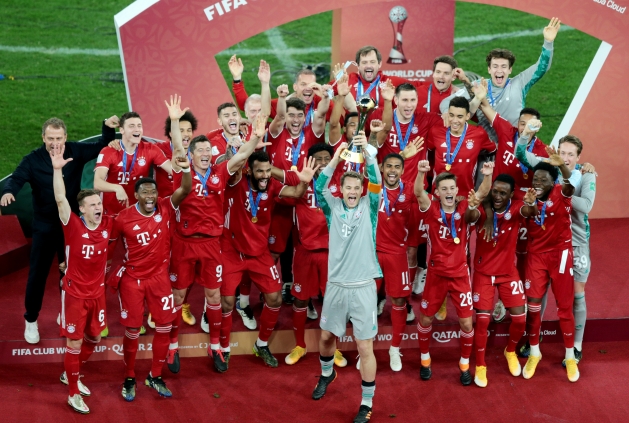 Bayern oma tänavuse kuuenda karikaga. Klubide MM võideti enda ajaloos teist korda. Foto: Scanpix / REUTERS / Mohammed Dabbous