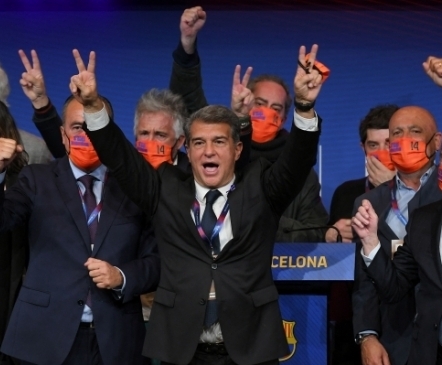 Laporta valiti oodatult Barcelona presidendiks. Kas tal õnnestub veenda Messit jätkama?