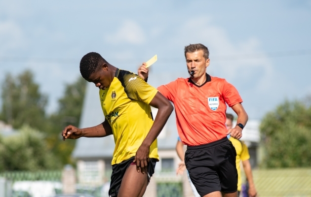 Kas Ridwan Babatunde &uuml;leminek j&auml;&auml;b t&auml;nase p&auml;eva ainsaks? Ilmselt siiski mitte, kuigi v&otilde;imalik on. Foto: Liisi Troska