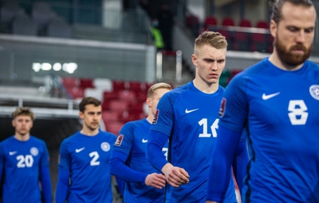 Eesti jalgpallikoondis lõpetab kolmemängulise koondiseakna maavõistlusega Rootsi vastu. Foto: Jana Pipar / jalgpall.ee