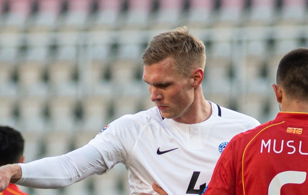 Joonas Tamm tegi penaltivea. Foto: Jana Pipar / jalgpall.ee