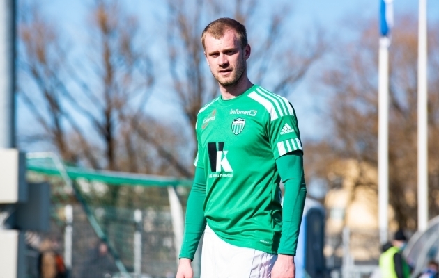 16 aastat Levadias mänginud Maksim Podholjuzin ei tõmba uuel hooajal rohelist särki selga. Foto: Liisi Troska / jalgpall.ee