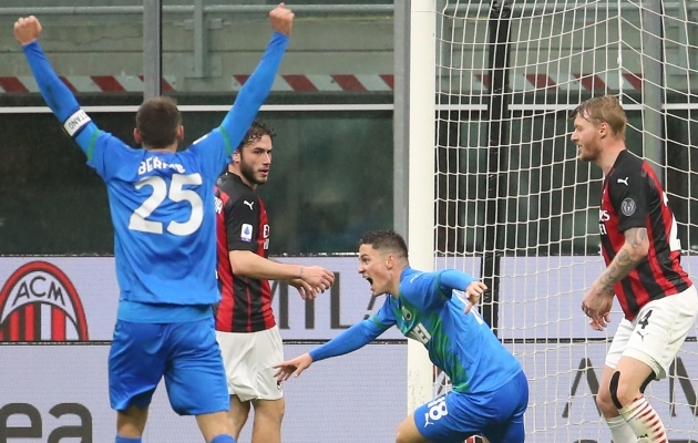 Superliigasse ihanud Milan suutis Sassuolo vastu eduseisu kaotuseks mängida
