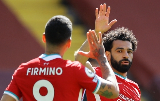 Salah tegi Liverpooli rekordi, aga tiitlikaitsja mängis Anfieldil võidu maha