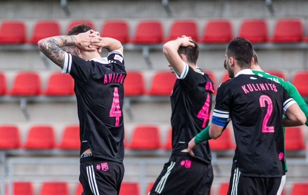 Nõmme Kalju on Premium liigas kaotanud kolm mängu järjest. Foto: Jana Pipar / jalgpall.ee
