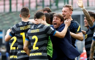 Inter jõudis tiitlist paari sammu kaugusele, Juventus mõõnab edasi ja Cagliari sai hea uudise