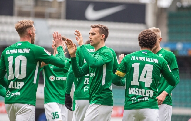FC Flora kuulub Meistrite liiga esimeses eelringis asetatud meeskondade sekka. Foto: Jana Pipar / jalgpall.ee