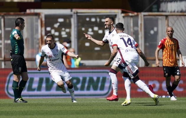 Cagliari lõi 1:0 värava 51. sekundil. Foto: Scanpix / Mario Taddeo / EPA