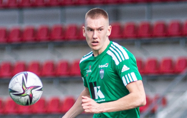 FCI Levadia jalgpallur Rasmus Peetson. Foto: Jana Pipar / jalgpall.ee