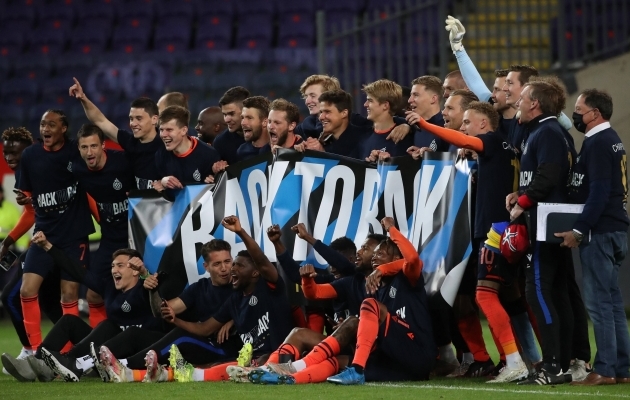 Club Brugge kindlustas kolmanda meistritiitli nelja aasta jooksul