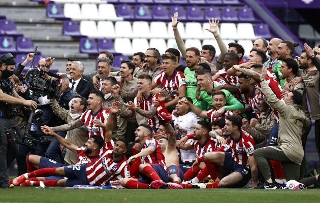 Atletico Madrid krooniti seitsmeaastase pausi järel Hispaania meistriks. Foto: Scanpix / Juan Medina / Reuters