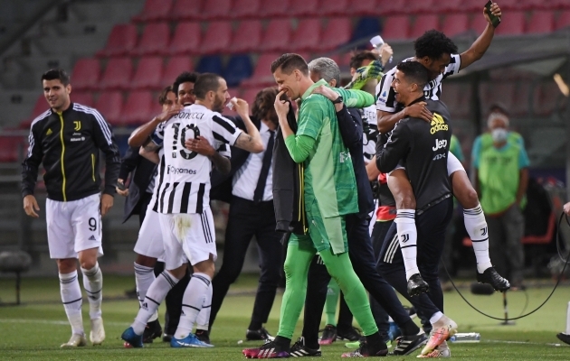 Juventus pidi lõpuvile järel ootama, aga sai lõpuks rõõmustada. Foto: Scanpix / Alberto Lingria / REUTERS