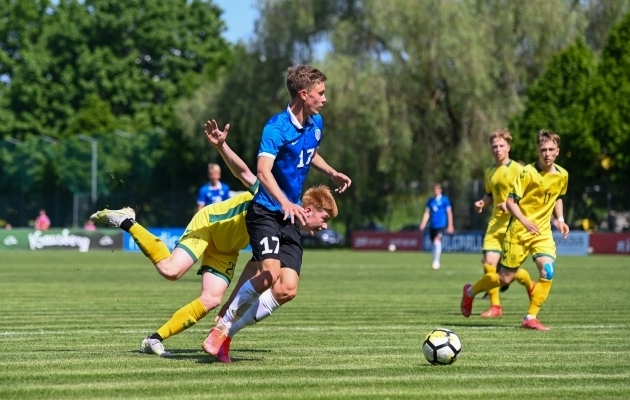 VAATA JÄRELE: Eesti U19 koondis leppis Leedu eakaaslastega väravateta viiki  (lisatud pildigalerii) 