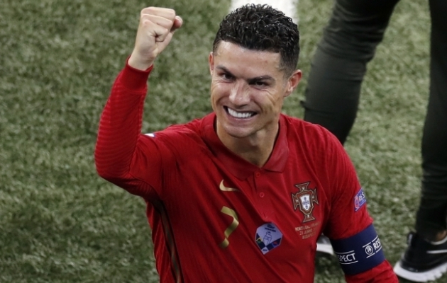 Portugali jalgpallikoondise kapten Cristiano Ronaldo. Foto: Scanpix / AP / Laszlo Balogh