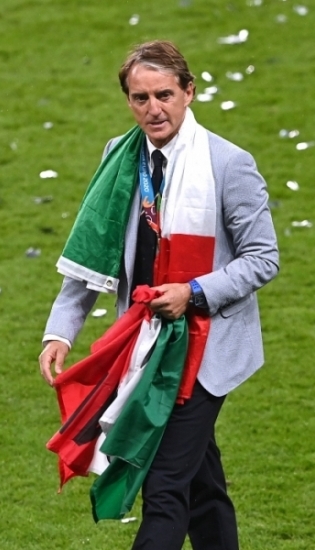 Itaalia koondise peatreener Roberto Mancini. Foto: Scanpix / Reuters / Facundo Arrizabalaga