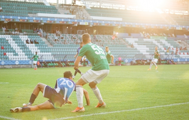 Levadia leppis kordusmängus viiki, aga pääses eurosarjas teise ringi