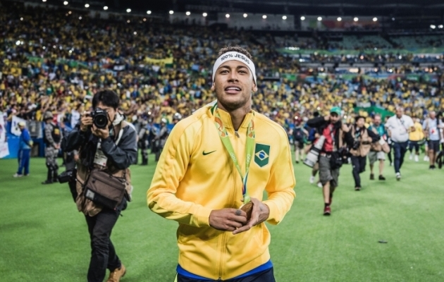 2016. aastal Rios tuli olümpiavõitjaks Neymar. Tõenäoliselt ikka tead, mis riiki mees esindab, kuid kas suudad meenutada ka teisi olümpiamedaliste? Foto: Scanpix / Sebastian Wells / SIPA