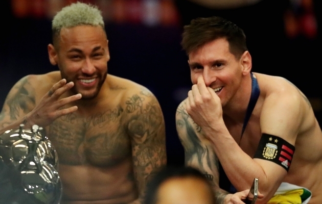 Neymarist ja Lionel Messist saavad uuesti klubikaaslased. Foto: Scanpix / Ricardo Moraes / Reuters