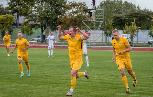 14. augusti 1:0 võidumängus FC Flora üle lõi FC Kuressaare värava Märten Pajunurm. Foto: Allan Mehik