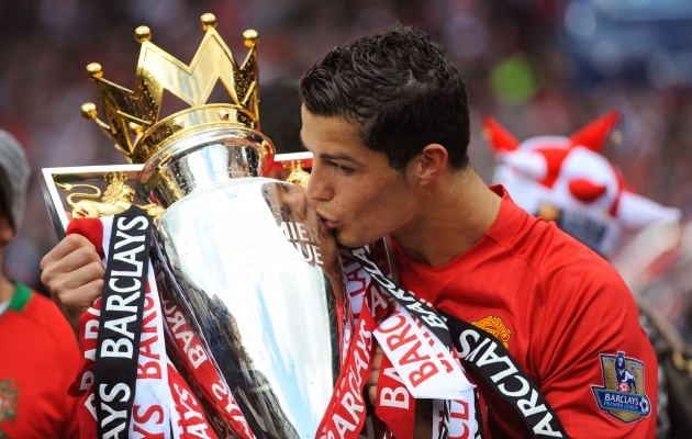 Cristiano Ronaldo võitis 2003-2009 Manchester Unitedis mängides kolm Inglismaa meistritiitlit ja Meistrite liiga. Foto: Scanpix / Reuters / Michael Regan