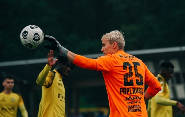 Tulevikus mängupraktikat saanud Ingmar Krister Paplavskis kutsuti sealt kolme mängu järel ära. Foto: Liisi Troska / jalgpall.ee