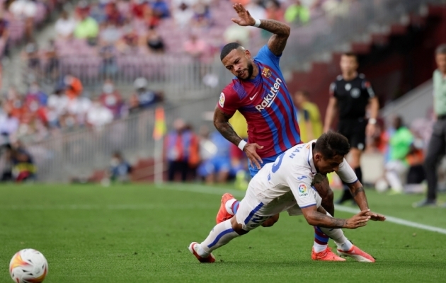 Memphise võiduvärav viis Barcelona tabelipõhjas vireleva Getafe vastu võidule